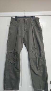 KÜHL Revolvr Men's Hiking Pants 36x32 Olive Green